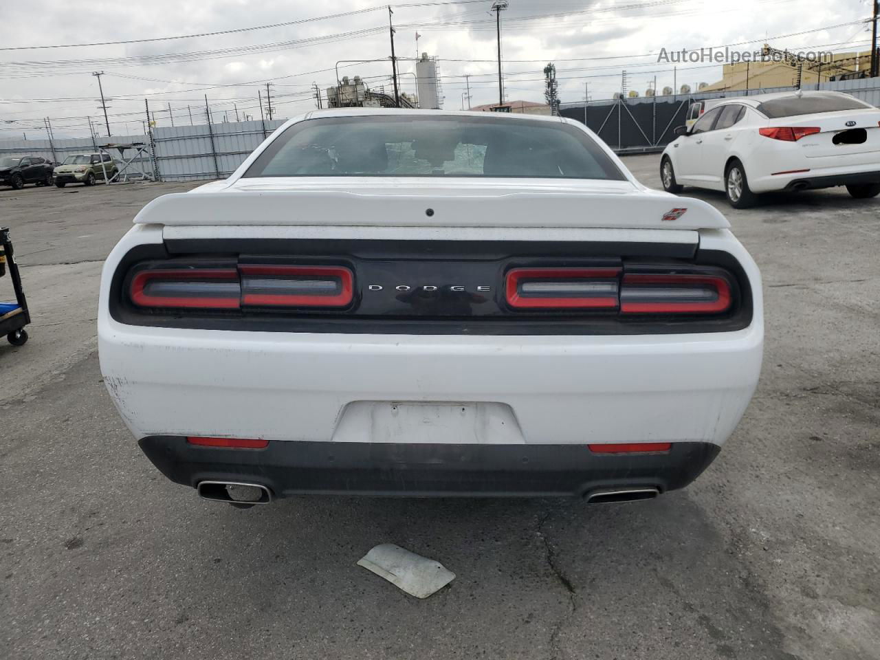 2022 Dodge Challenger Gt White vin: 2C3CDZKG1NH227303