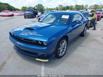 2022 Dodge Challenger Gt Awd Blue vin: 2C3CDZKG1NH247678