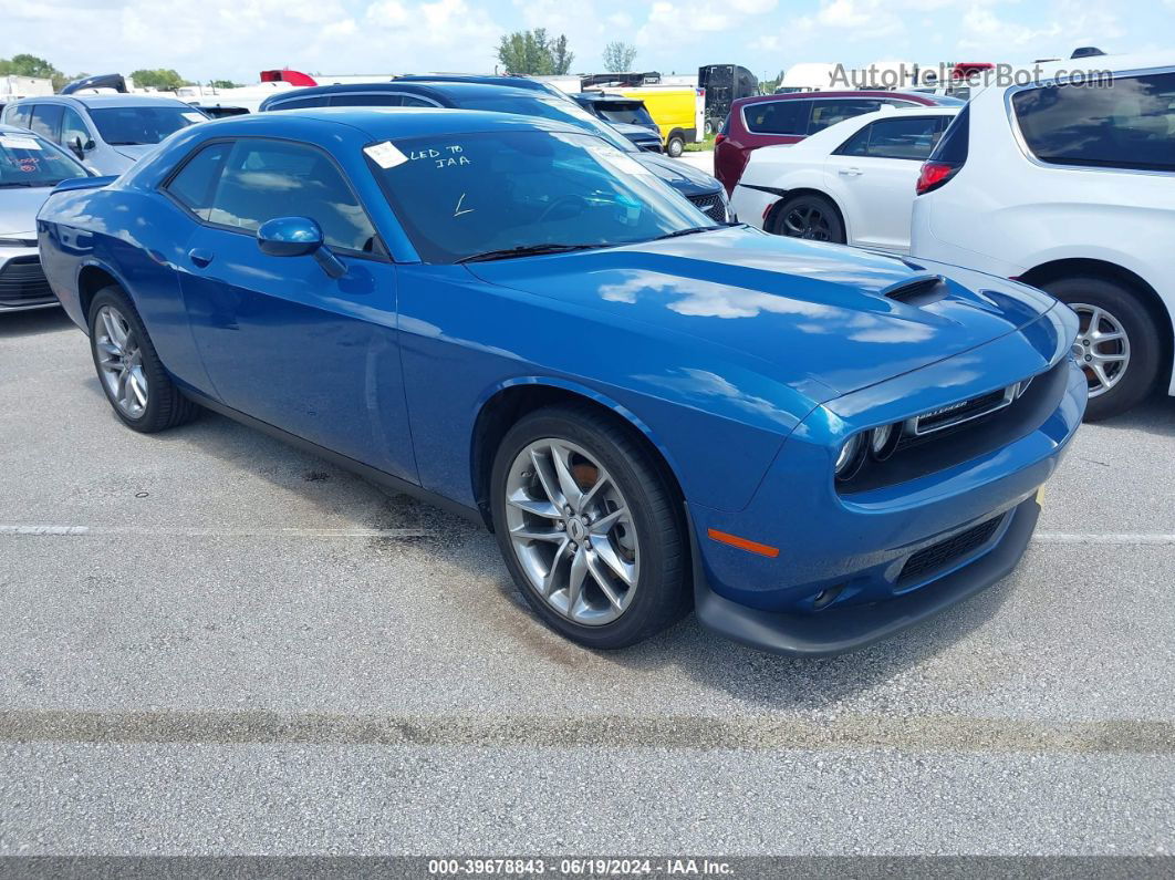 2022 Dodge Challenger Gt Awd Blue vin: 2C3CDZKG1NH247678