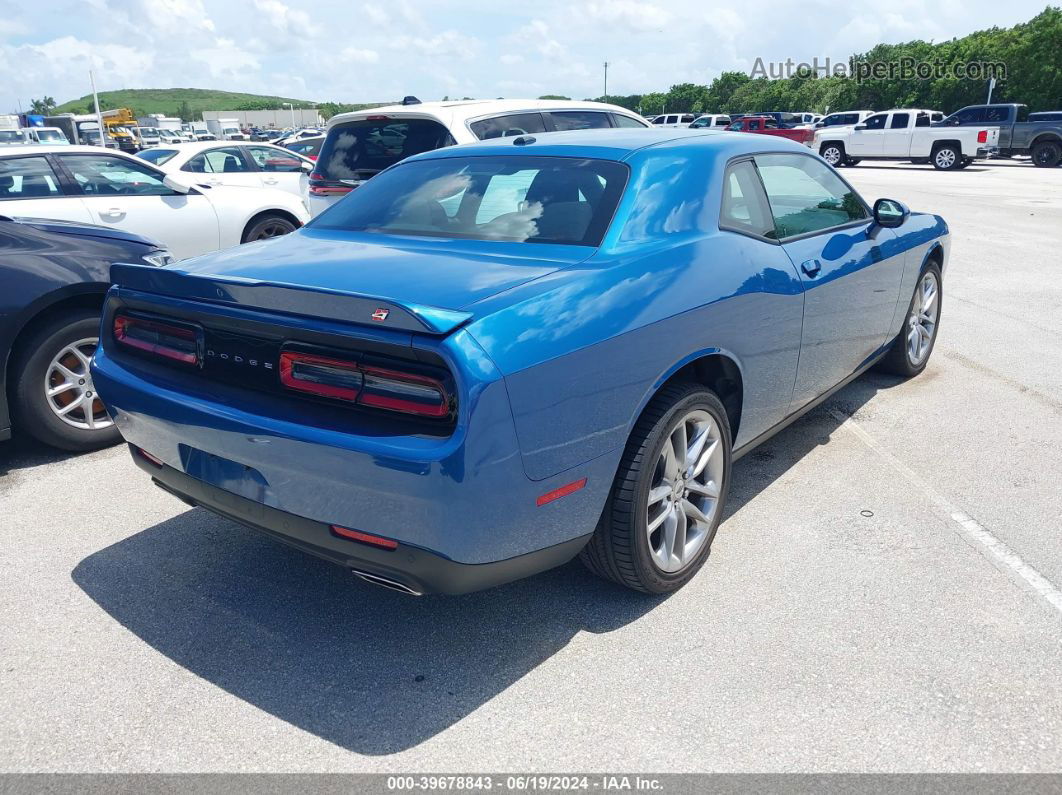 2022 Dodge Challenger Gt Awd Blue vin: 2C3CDZKG1NH247678