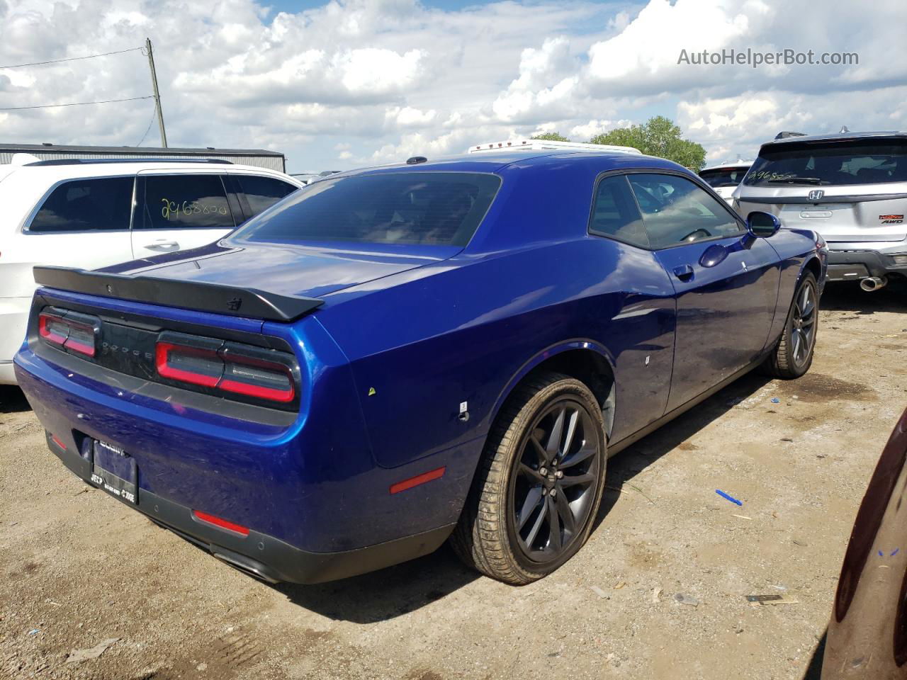 2022 Dodge Challenger Gt Blue vin: 2C3CDZKG4NH152032