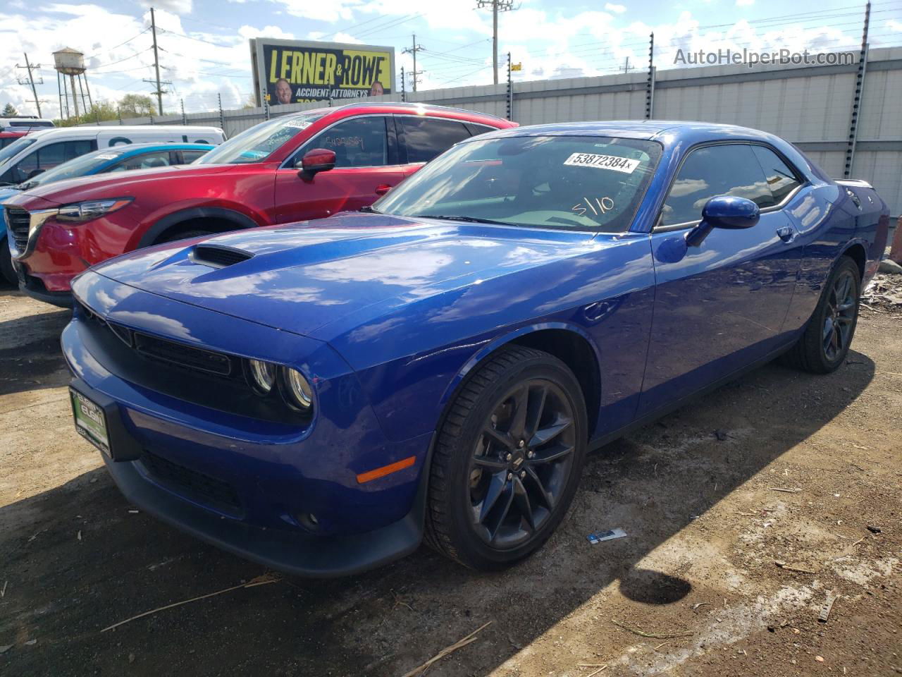 2022 Dodge Challenger Gt Blue vin: 2C3CDZKG4NH152032