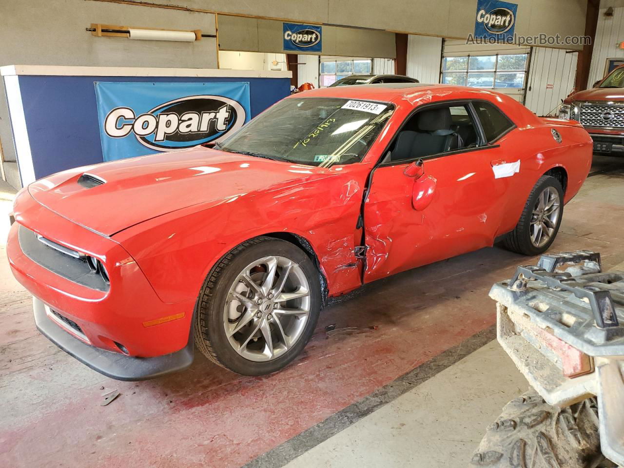 2022 Dodge Challenger Gt Red vin: 2C3CDZKG5NH109559