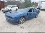 2022 Dodge Challenger Gt Awd Blue vin: 2C3CDZKG5NH149348