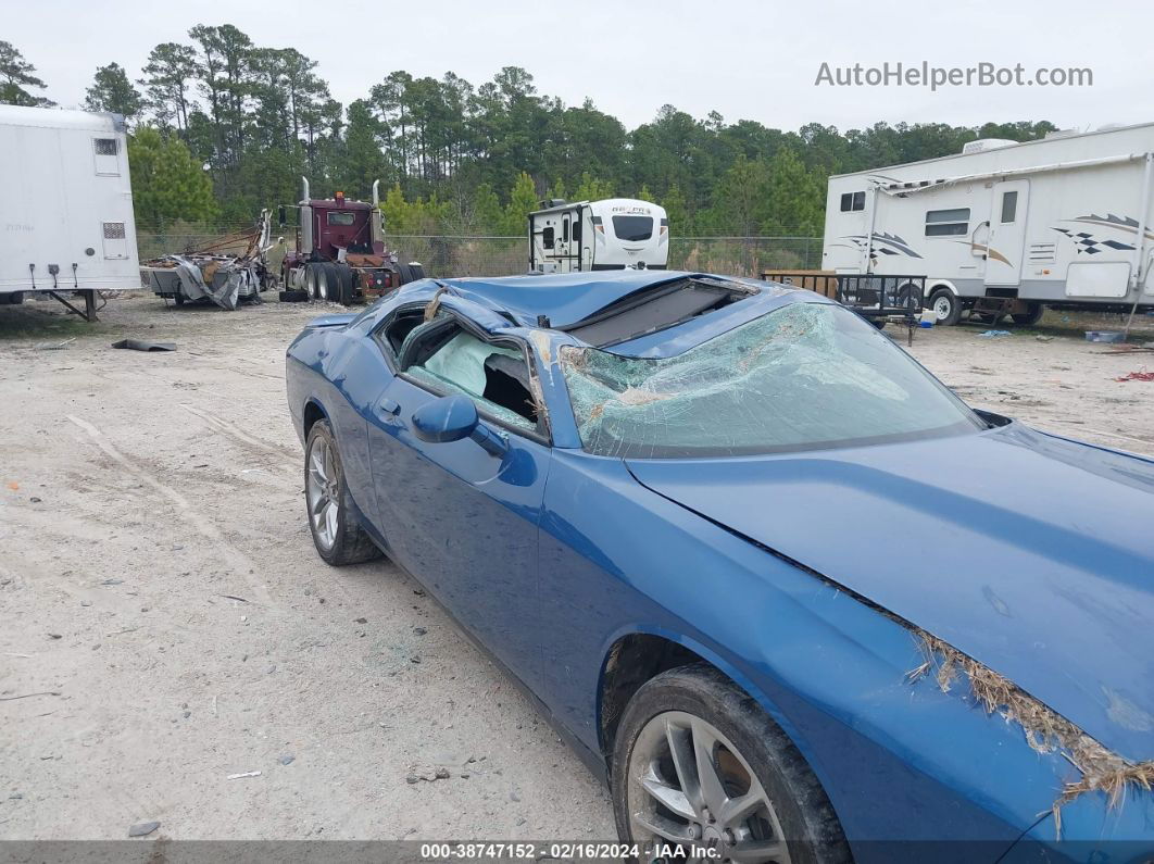 2022 Dodge Challenger Gt Awd Blue vin: 2C3CDZKG5NH149348