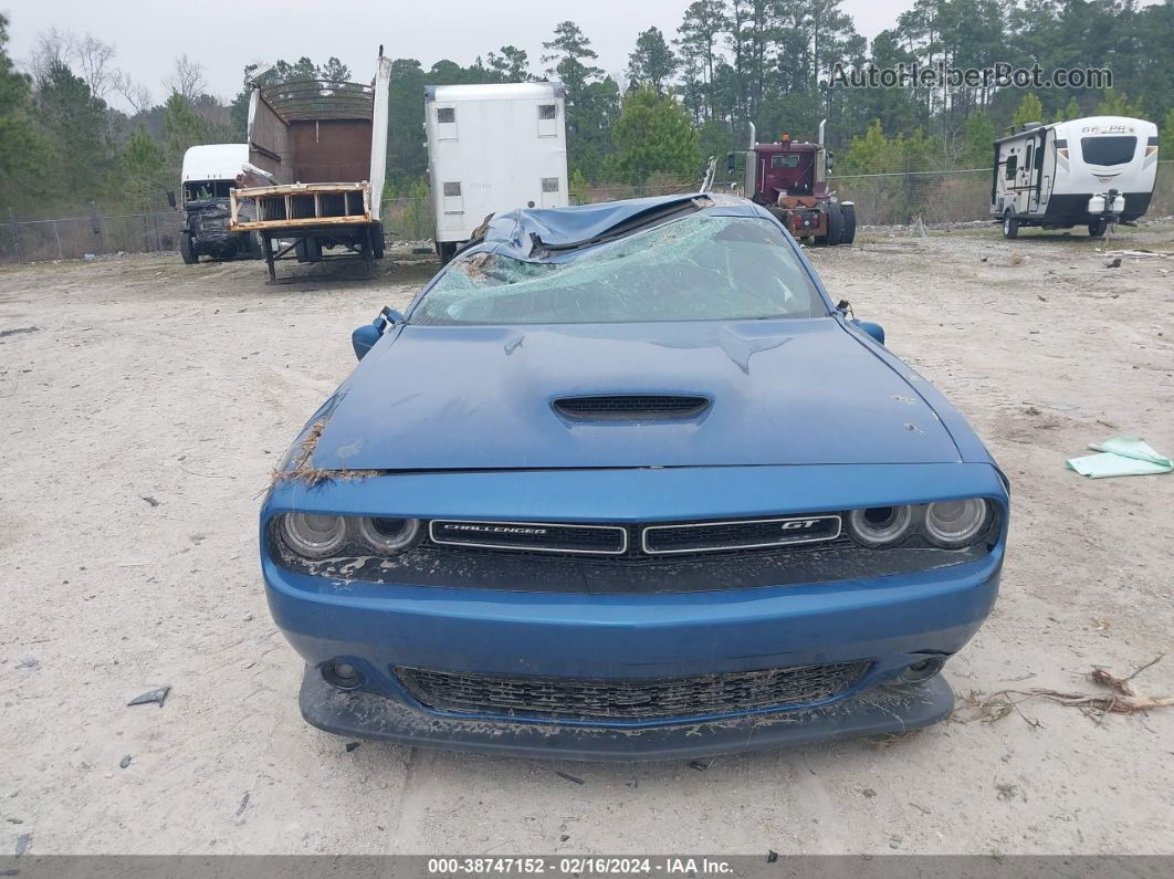 2022 Dodge Challenger Gt Awd Blue vin: 2C3CDZKG5NH149348