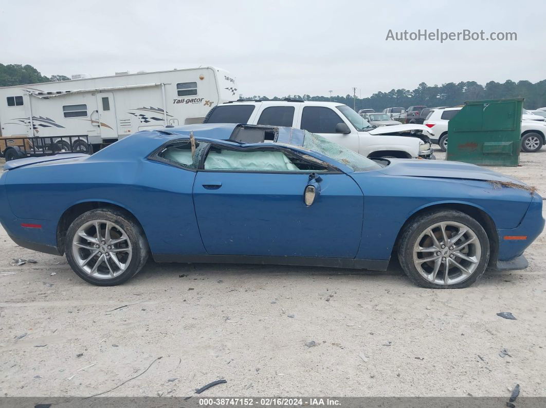 2022 Dodge Challenger Gt Awd Blue vin: 2C3CDZKG5NH149348