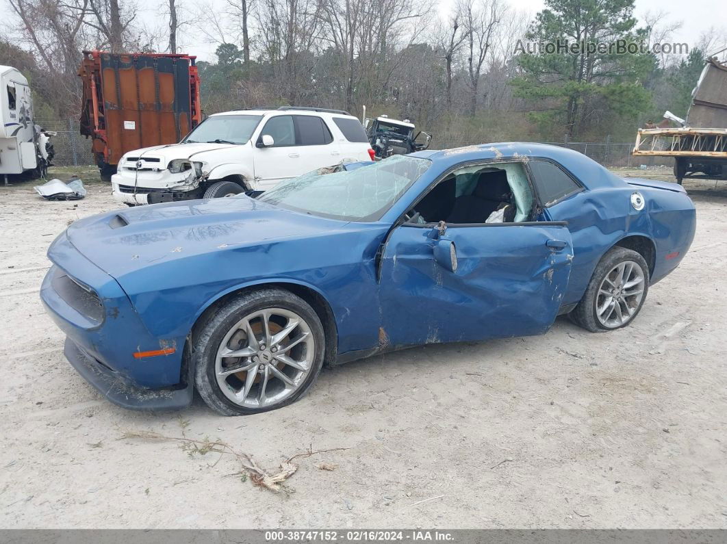 2022 Dodge Challenger Gt Awd Blue vin: 2C3CDZKG5NH149348