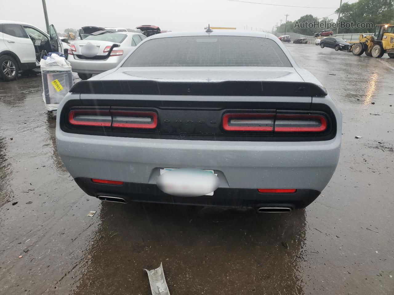 2022 Dodge Challenger Gt Gray vin: 2C3CDZKG5NH192538