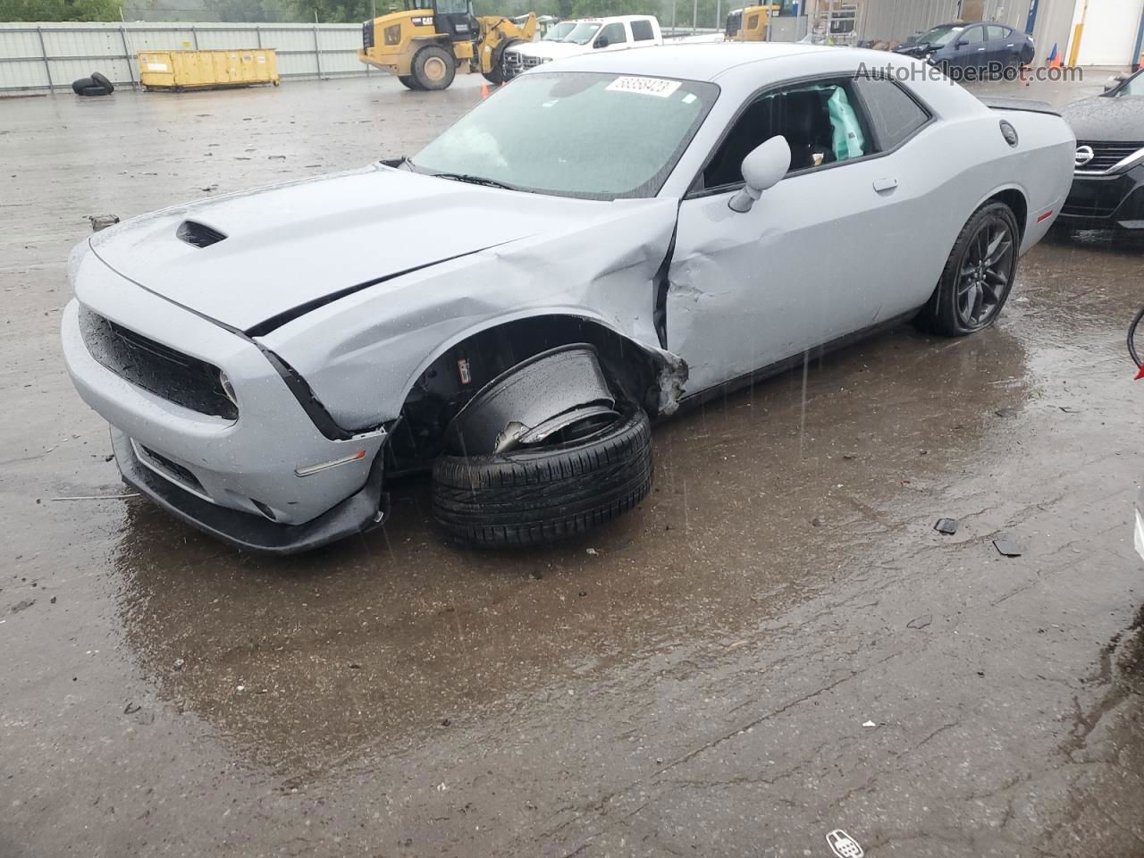 2022 Dodge Challenger Gt Gray vin: 2C3CDZKG5NH192538