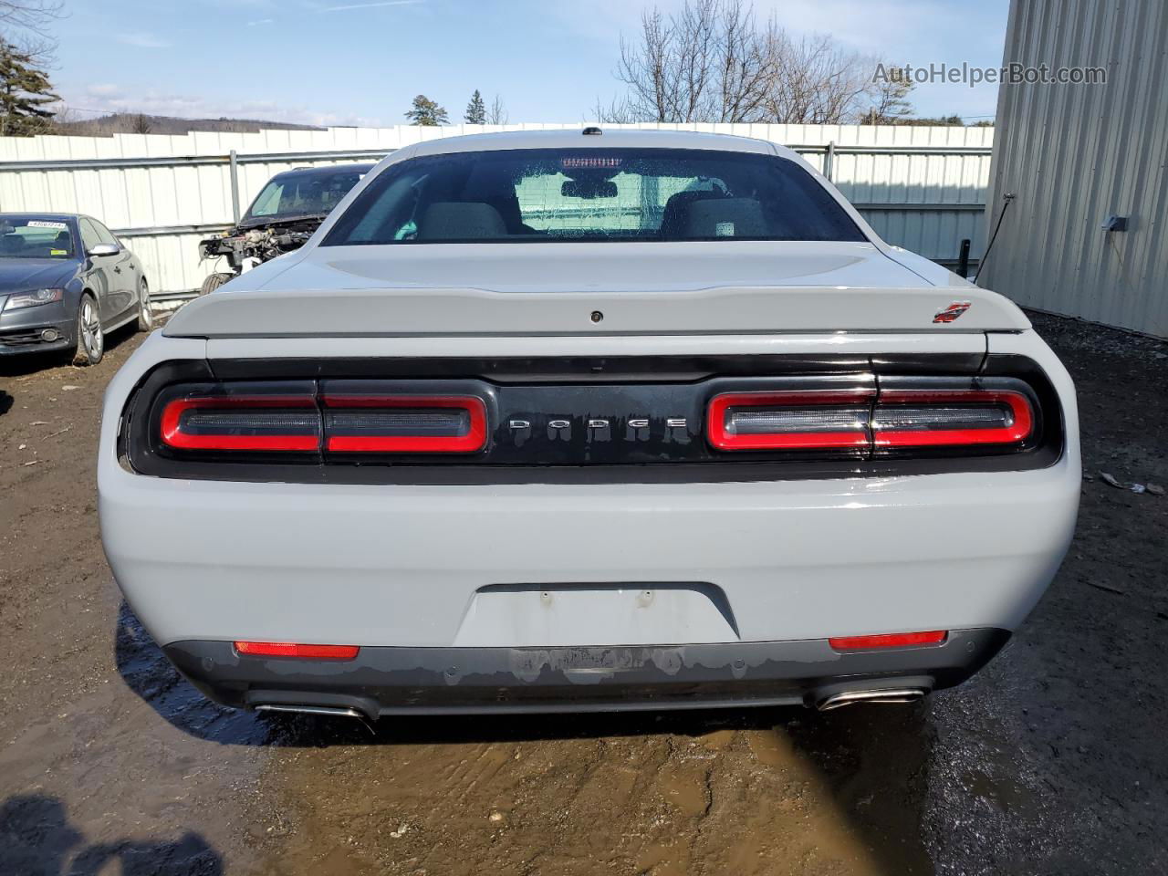 2022 Dodge Challenger Gt Gray vin: 2C3CDZKG5NH219267