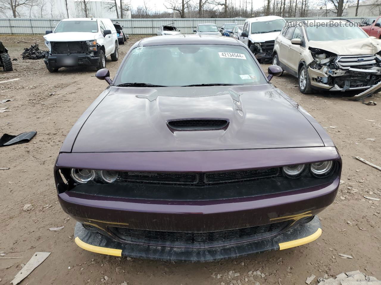 2022 Dodge Challenger Gt Purple vin: 2C3CDZKG6NH117007