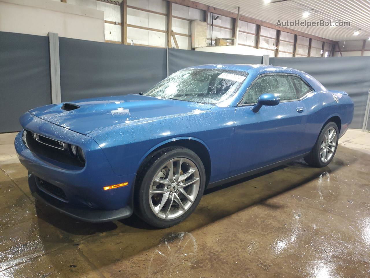 2022 Dodge Challenger Gt Blue vin: 2C3CDZKG6NH234490