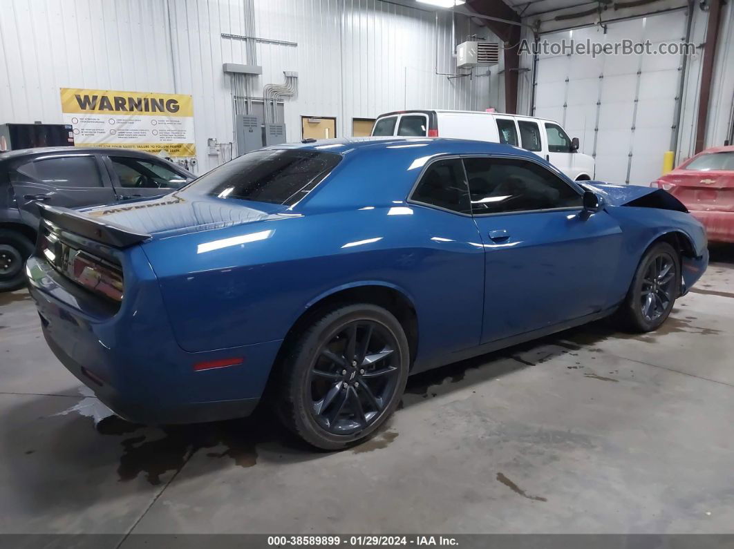 2022 Dodge Challenger Gt Awd Blue vin: 2C3CDZKG7NH144653