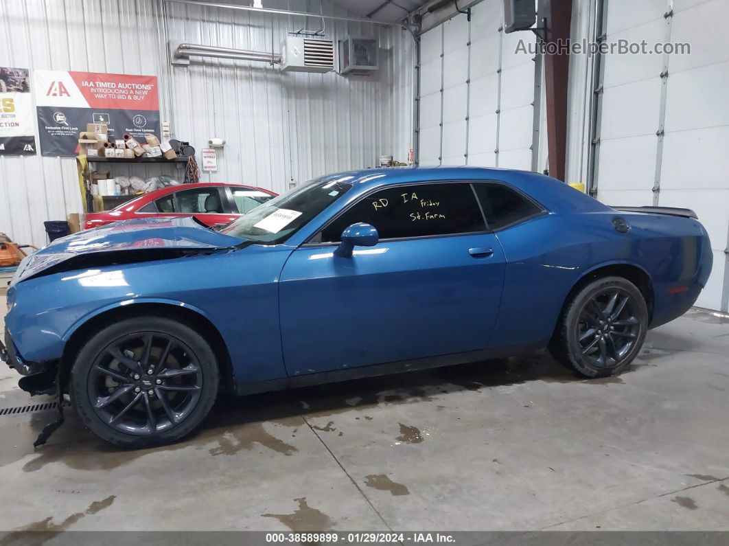 2022 Dodge Challenger Gt Awd Blue vin: 2C3CDZKG7NH144653