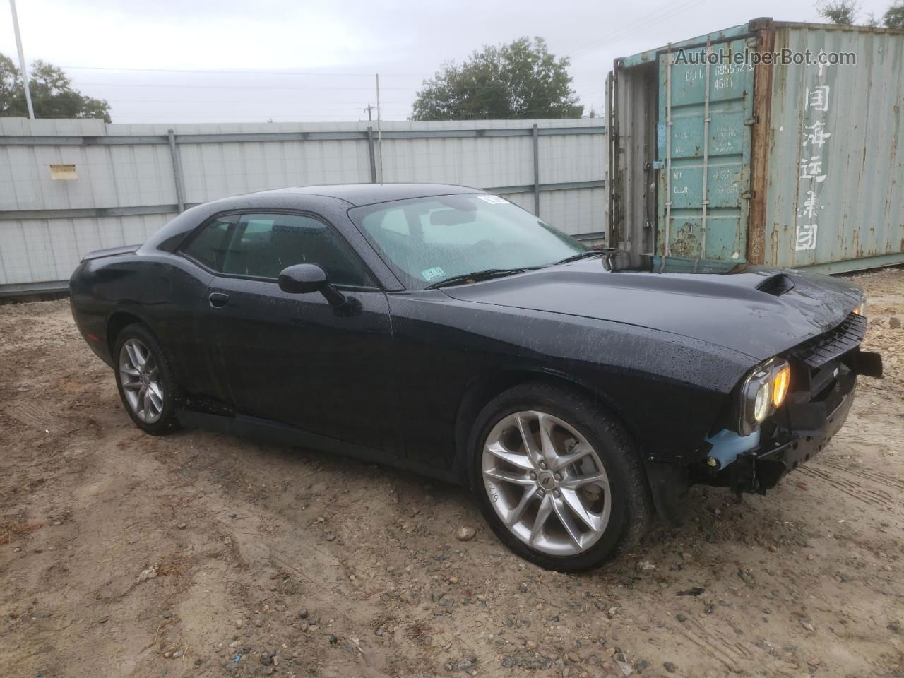 2022 Dodge Challenger Gt Black vin: 2C3CDZKG9NH185799