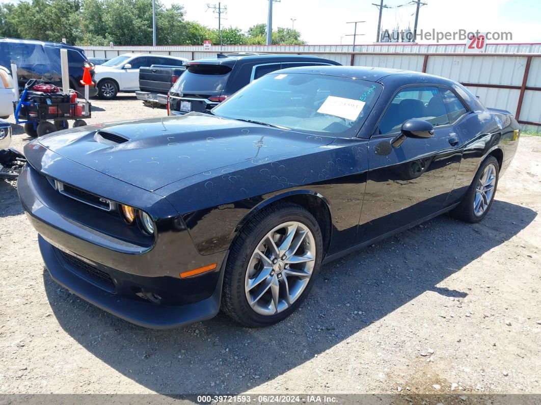 2022 Dodge Challenger Gt Awd Black vin: 2C3CDZKG9NH192347