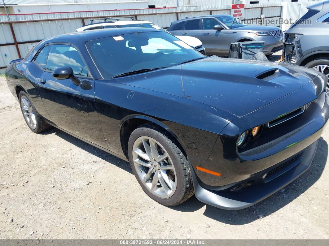 2022 Dodge Challenger Gt Awd Black vin: 2C3CDZKG9NH192347