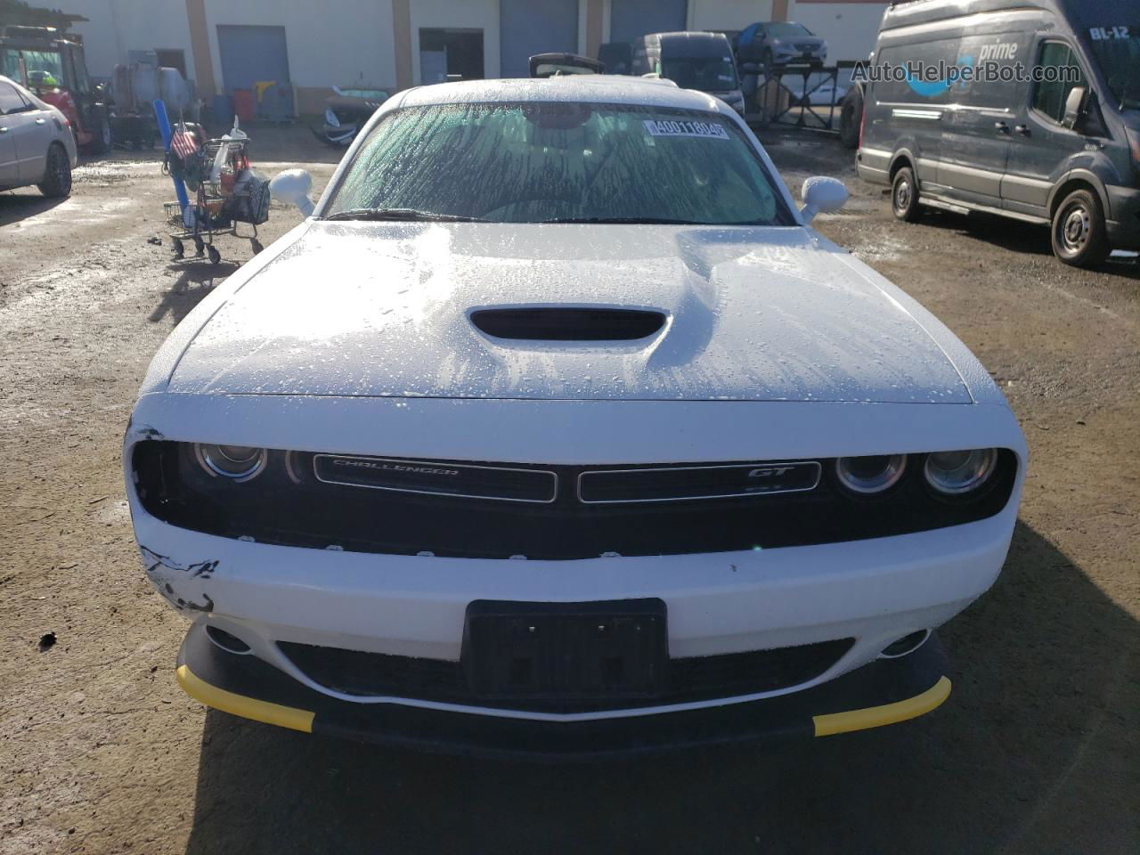 2022 Dodge Challenger Gt White vin: 2C3CDZKG9NH227291