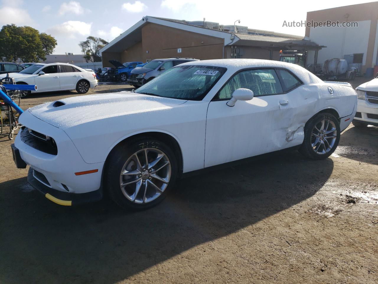 2022 Dodge Challenger Gt Белый vin: 2C3CDZKG9NH227291