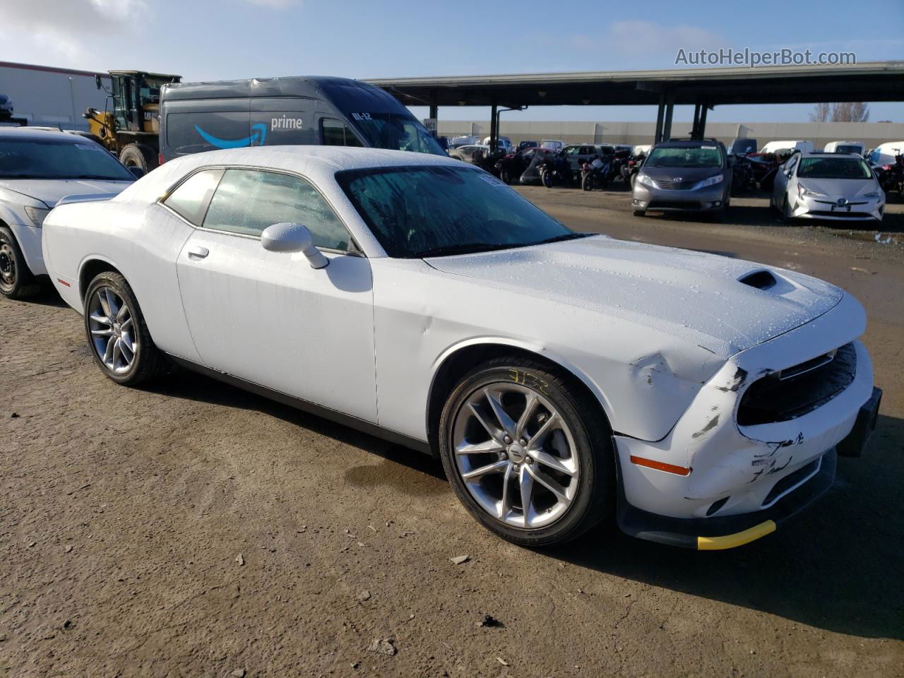 2022 Dodge Challenger Gt Белый vin: 2C3CDZKG9NH227291