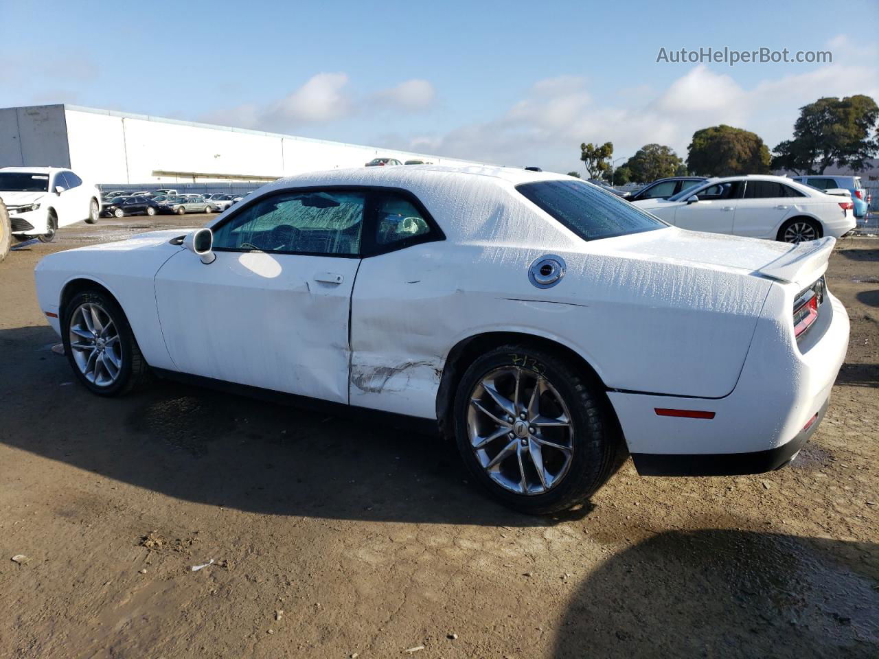 2022 Dodge Challenger Gt White vin: 2C3CDZKG9NH227291