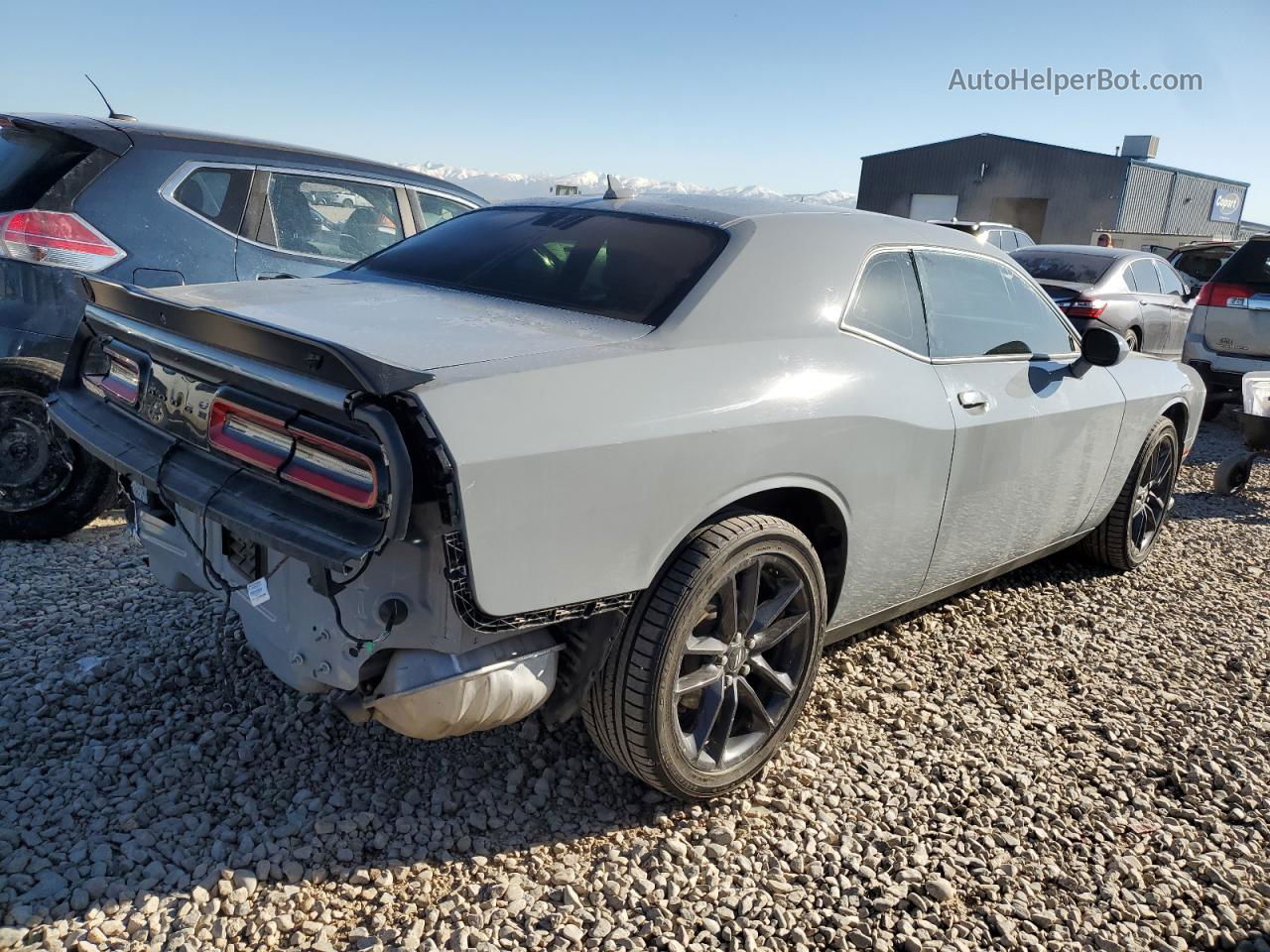 2022 Dodge Challenger Gt Gray vin: 2C3CDZKGXNH132612