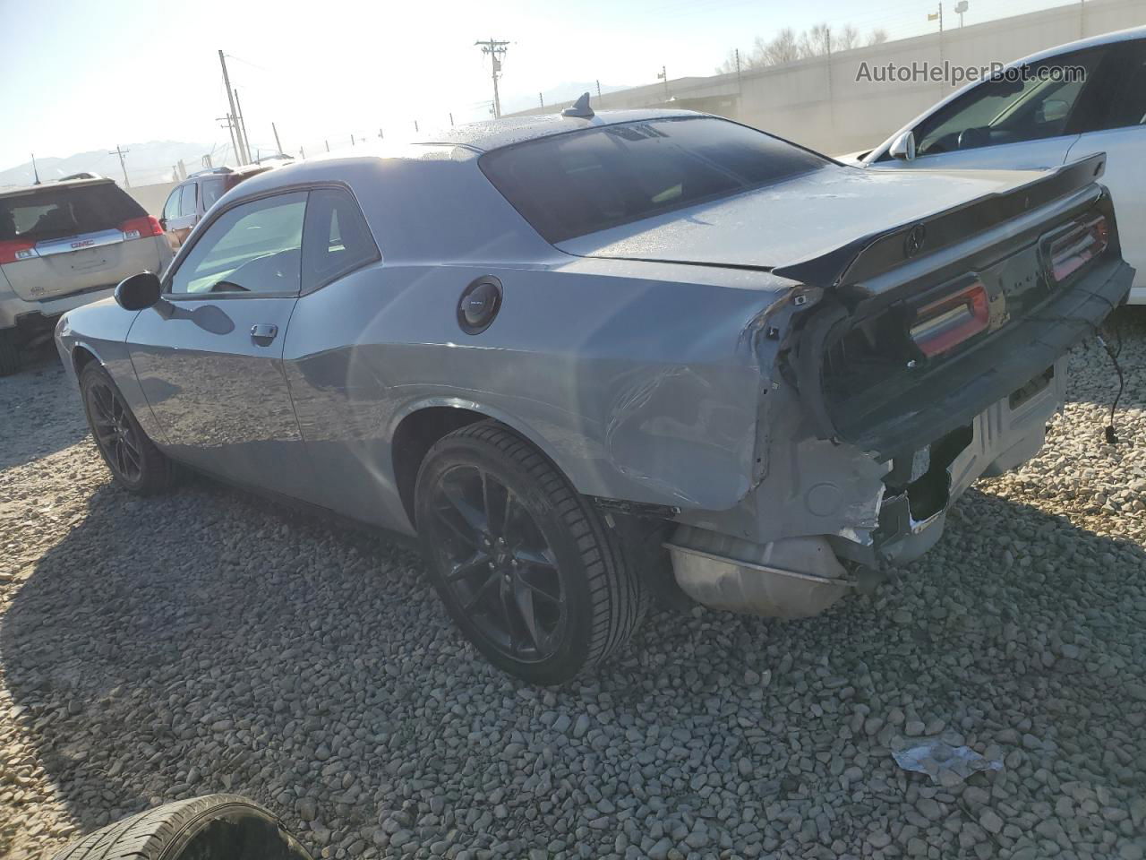 2022 Dodge Challenger Gt Gray vin: 2C3CDZKGXNH132612