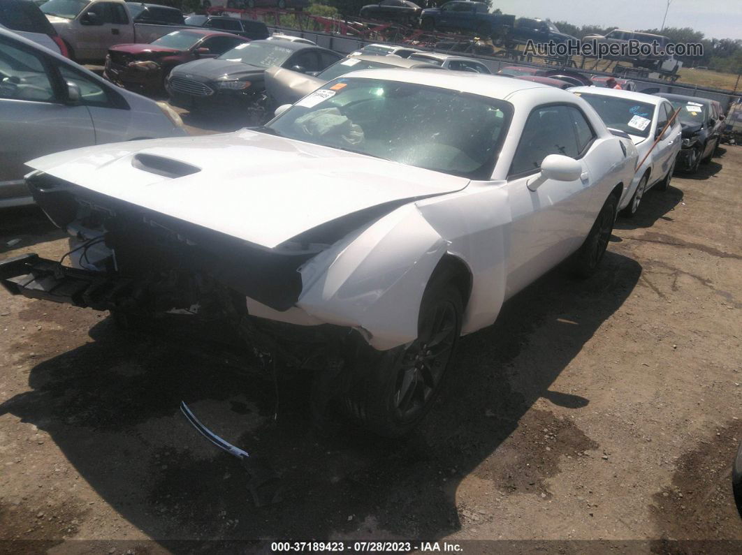 2022 Dodge Challenger Gt Awd White vin: 2C3CDZKGXNH156716