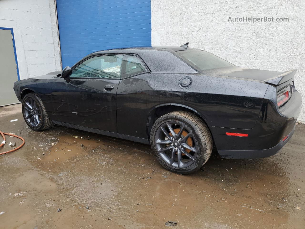 2022 Dodge Challenger Gt Черный vin: 2C3CDZKGXNH243094