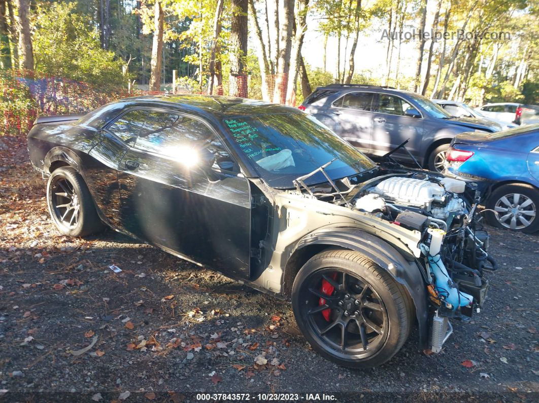 2022 Dodge Challenger Srt Hellcat Redeye Черный vin: 2C3CDZL93NH136081