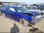 2022 Dodge Challenger Srt Blue vin: 2C3CDZL97NH178284