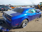 2022 Dodge Challenger Srt Blue vin: 2C3CDZL97NH178284