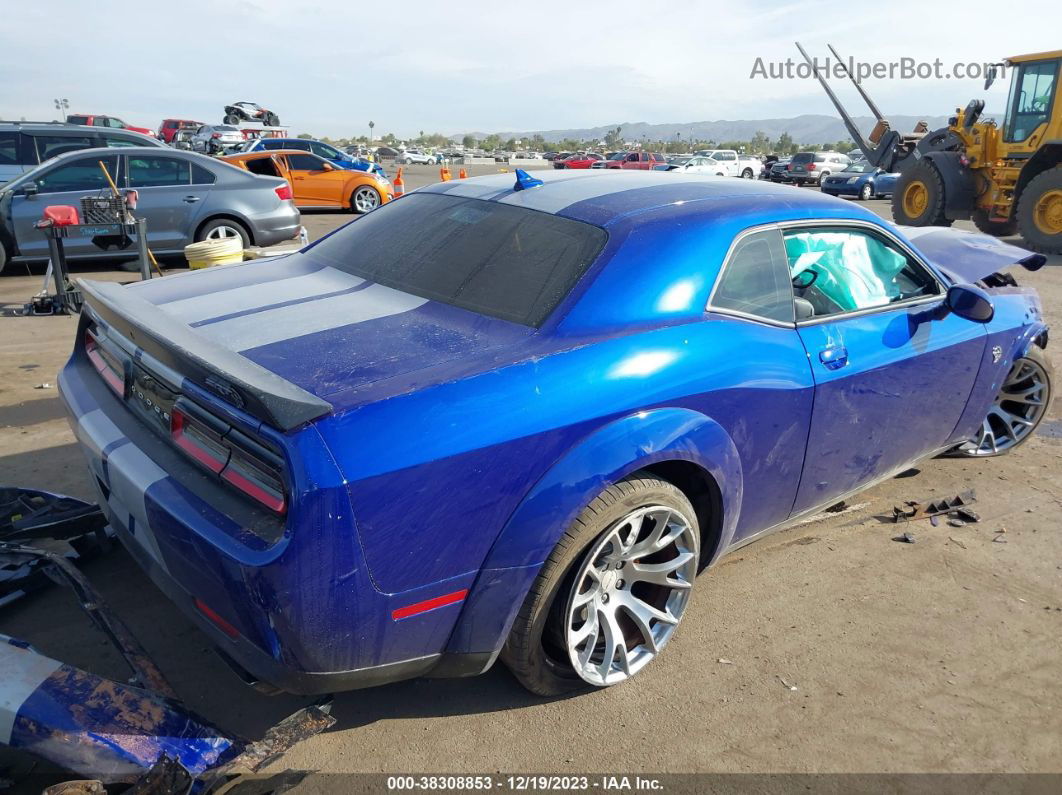 2022 Dodge Challenger Srt Blue vin: 2C3CDZL97NH178284