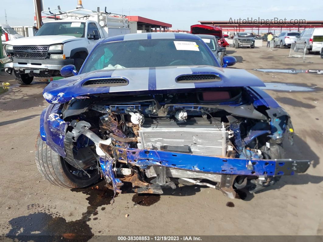 2022 Dodge Challenger Srt Blue vin: 2C3CDZL97NH178284