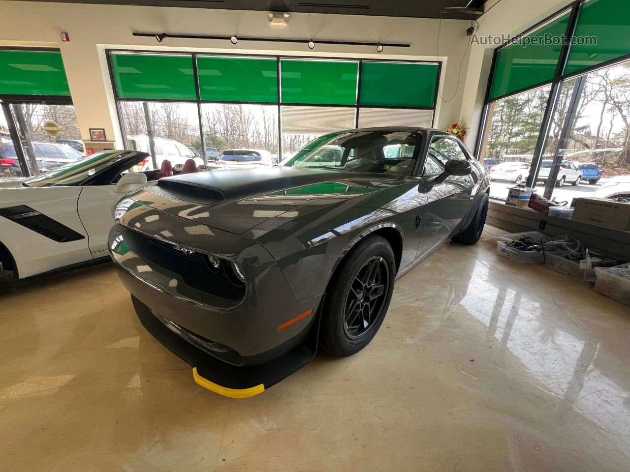 2023 Dodge Challenger Srt Hellcat Redeye Gray vin: 2C3CDZL98PH100390