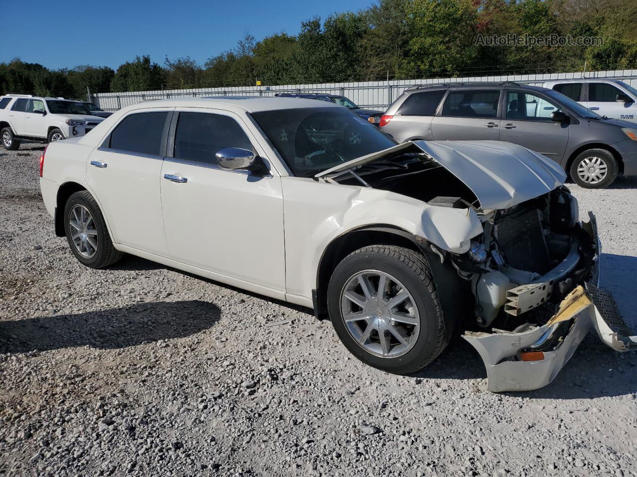 2010 Chrysler 300 Limited White vin: 2C3CK3CV5AH129322