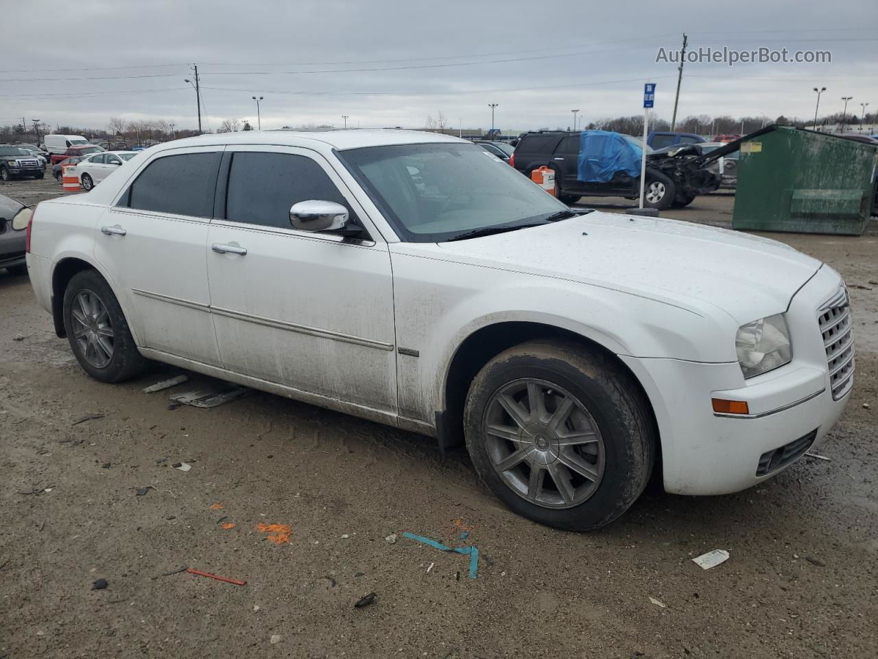 2010 Chrysler 300 Touring White vin: 2C3CK5CV0AH331206