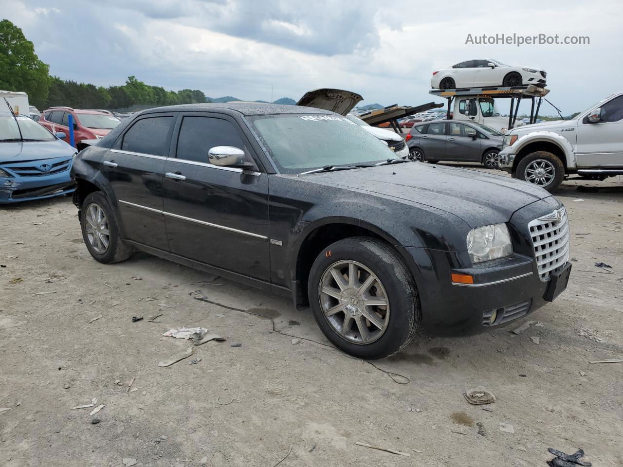 2010 Chrysler 300 Touring Black vin: 2C3CK5CV3AH262690