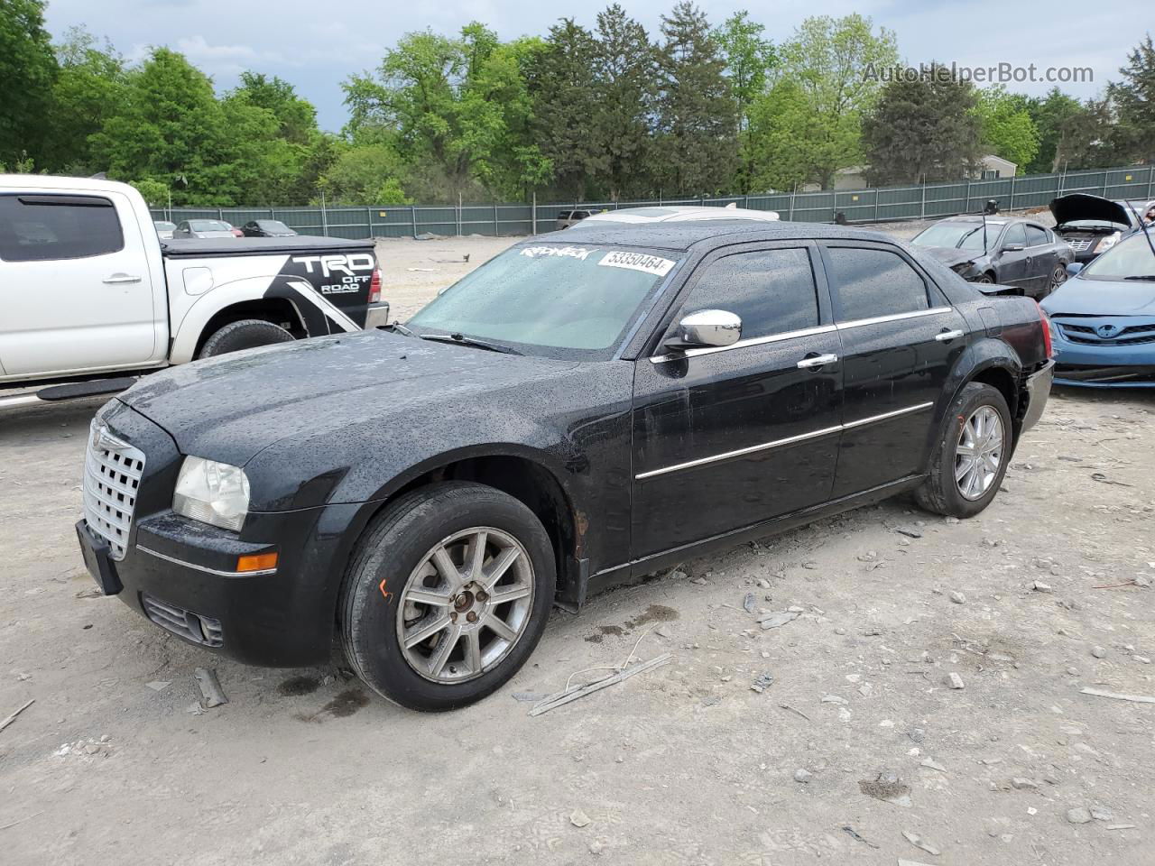 2010 Chrysler 300 Touring Black vin: 2C3CK5CV3AH262690