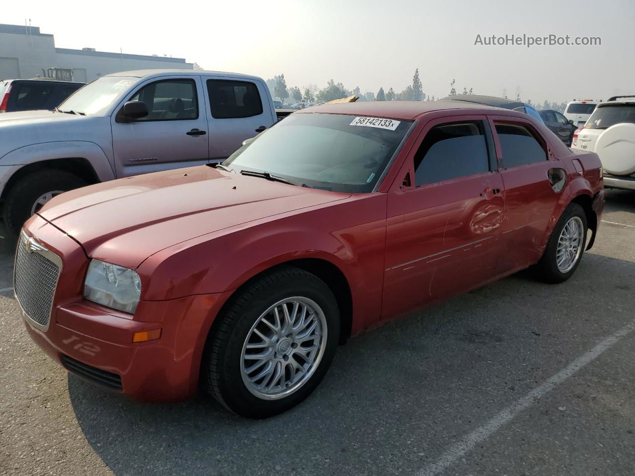 2007 Chrysler 300  Red vin: 2C3KA43R07H639853