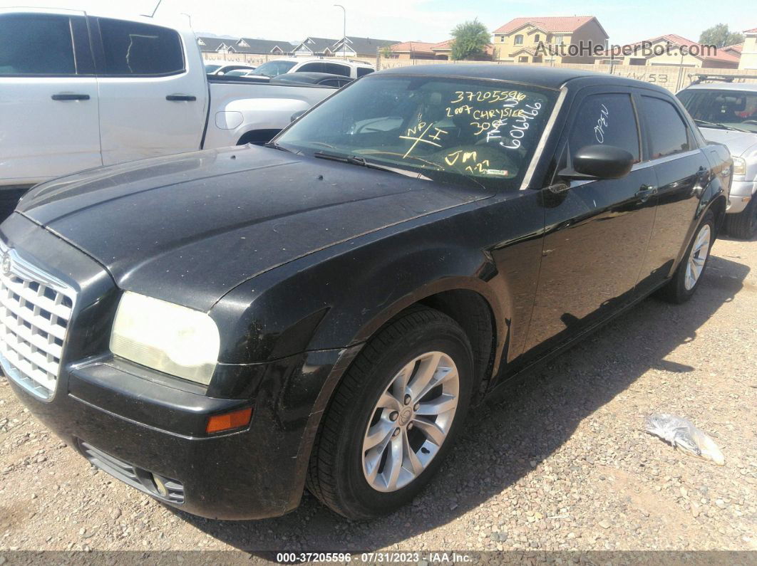 2007 Chrysler 300   Черный vin: 2C3KA43R47H606466