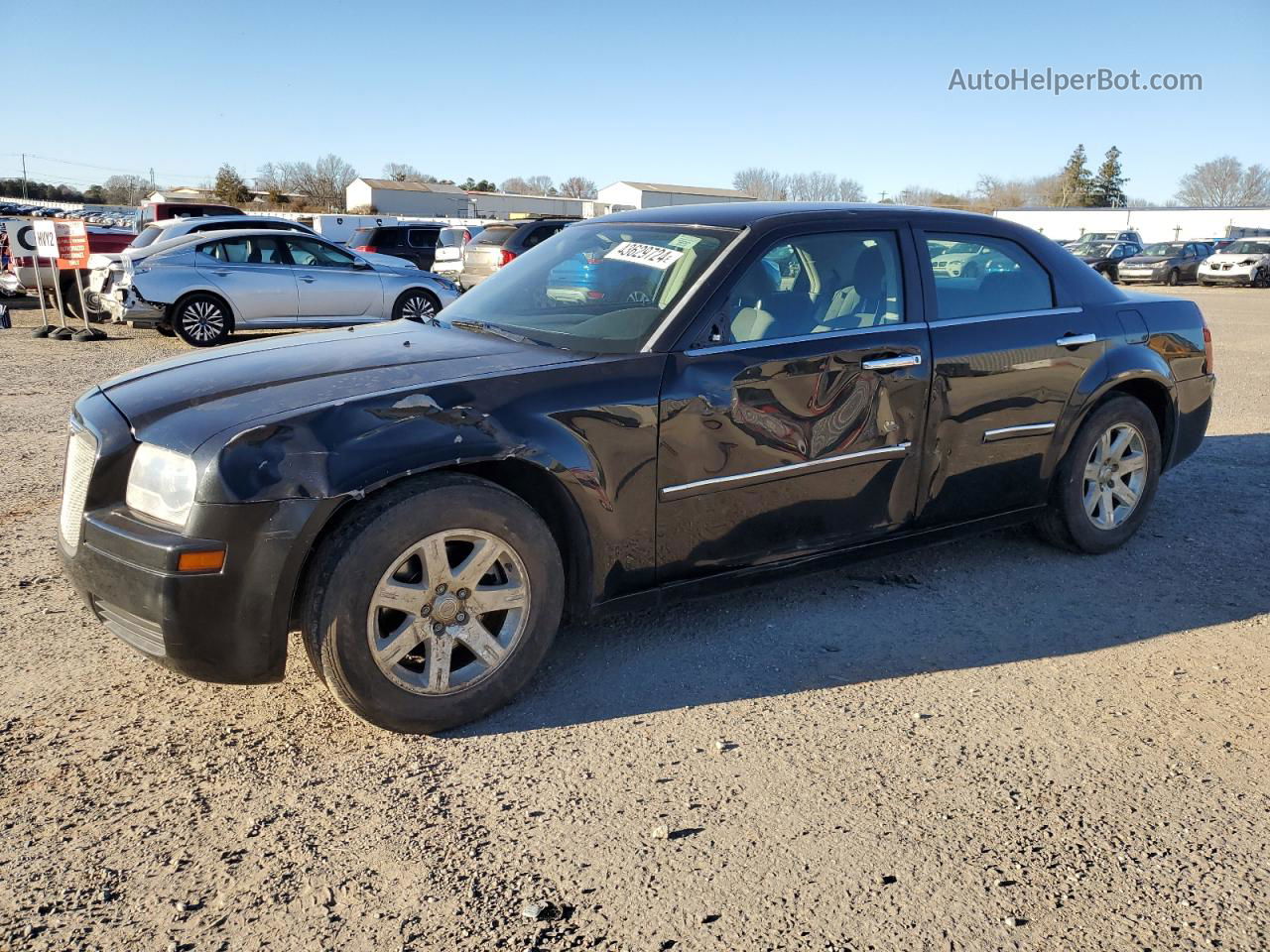 2007 Chrysler 300  Black vin: 2C3KA43R57H619517