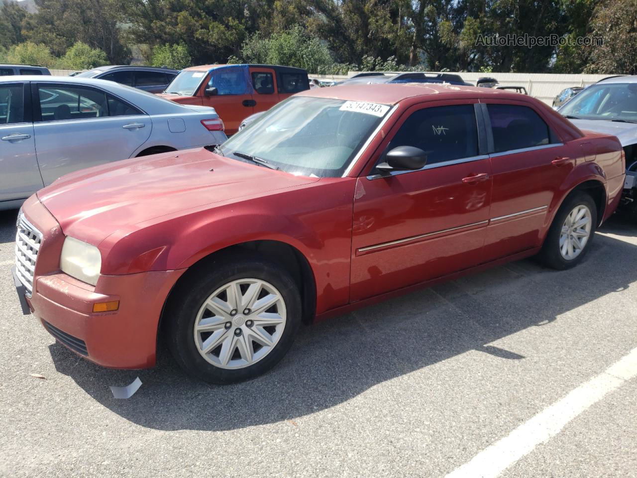 2007 Chrysler 300  Maroon vin: 2C3KA43R57H776206