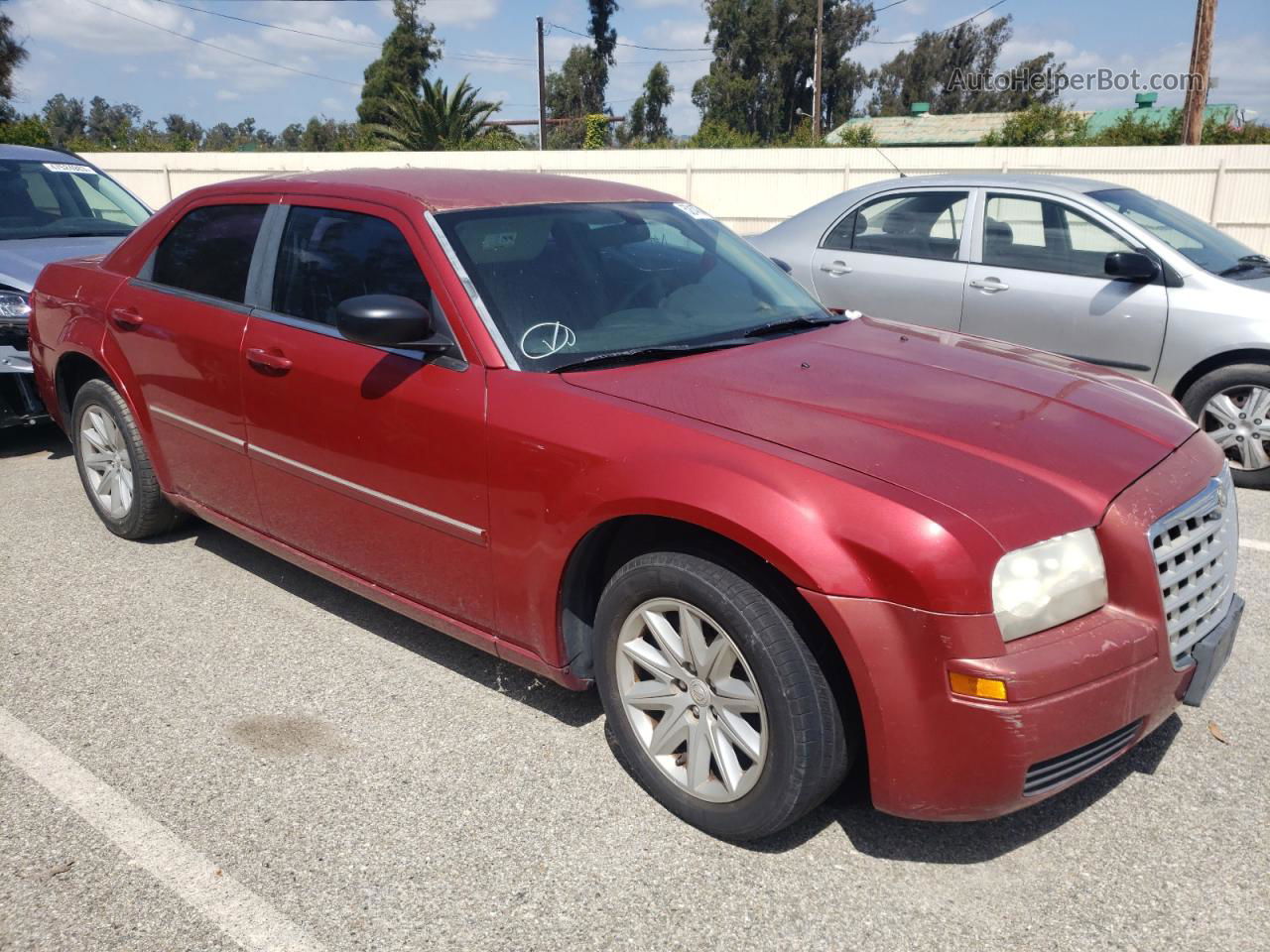 2007 Chrysler 300  Темно-бордовый vin: 2C3KA43R57H776206