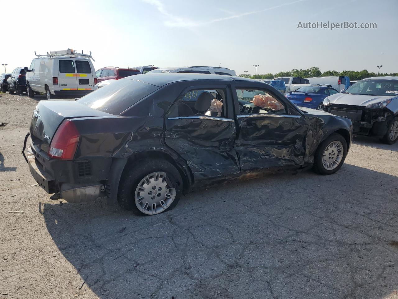 2007 Chrysler 300  Black vin: 2C3KA43R57H829728