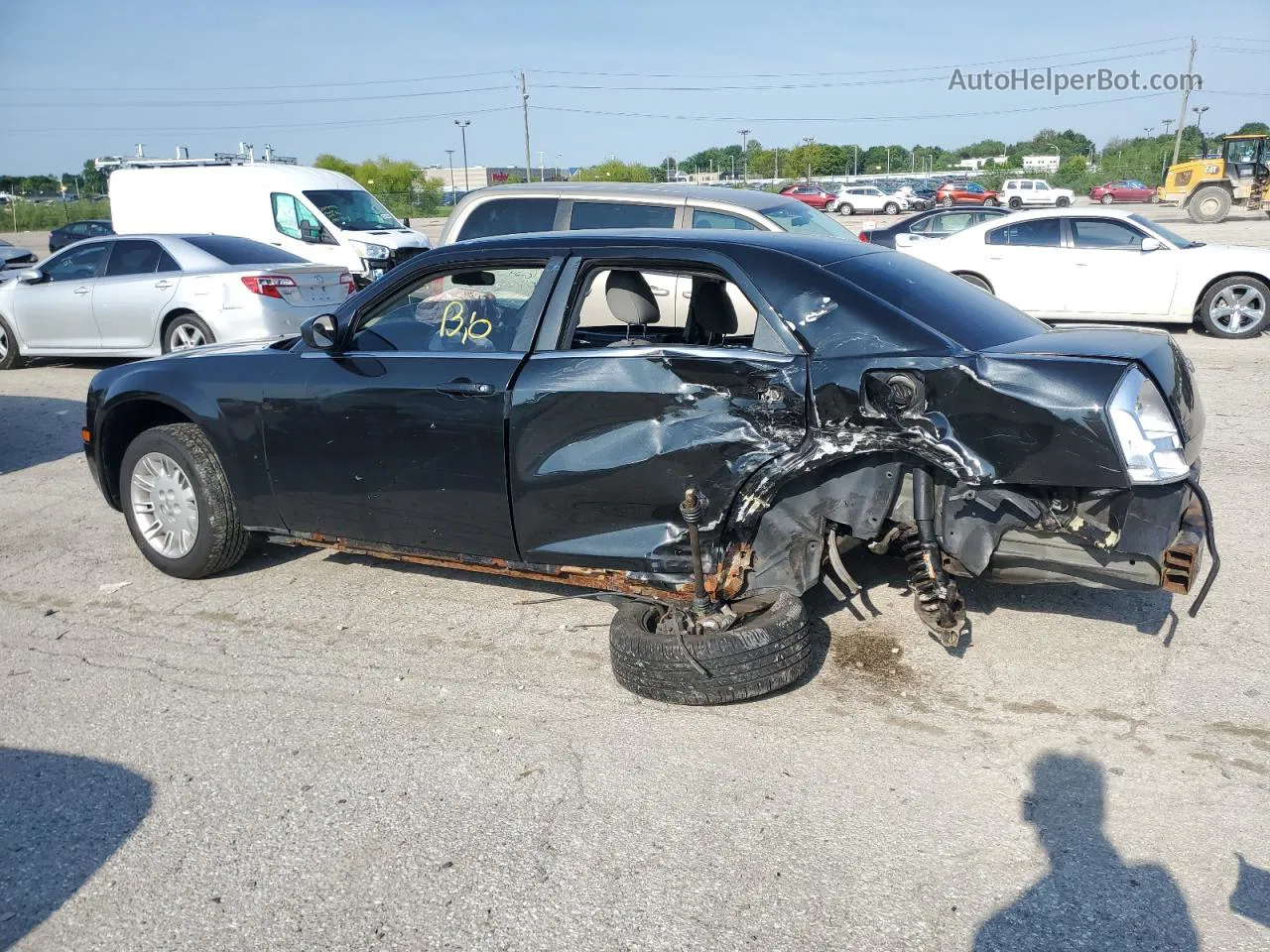 2007 Chrysler 300  Black vin: 2C3KA43R57H829728