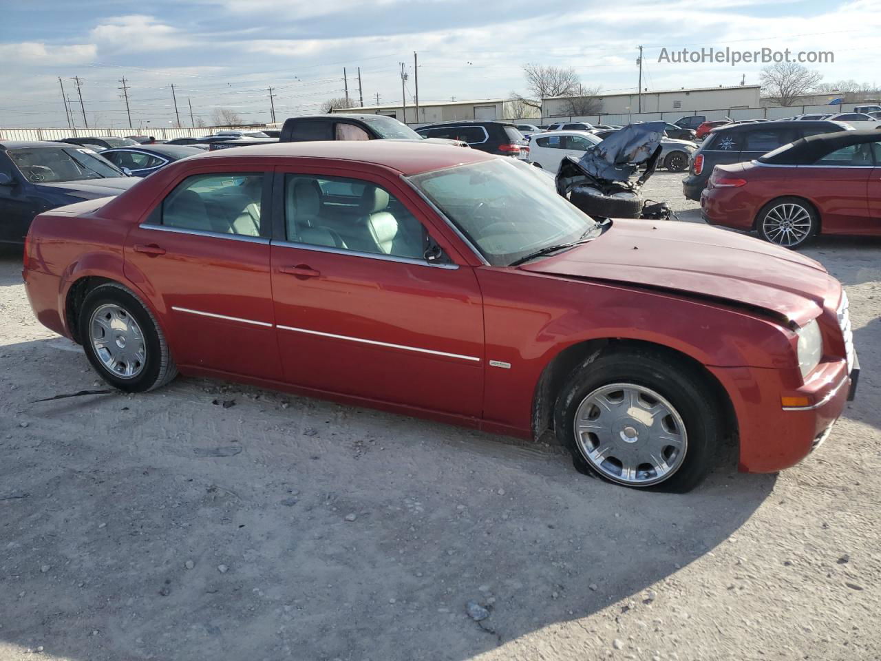 2007 Chrysler 300 Touring Burgundy vin: 2C3KA53G07H711638