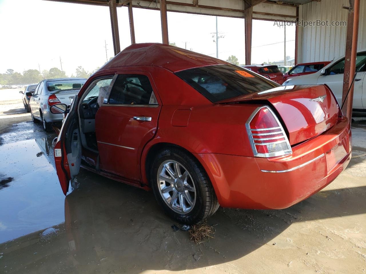 2007 Chrysler 300 Touring Красный vin: 2C3KA53G17H615856