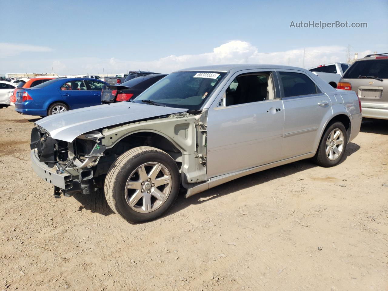 2007 Chrysler 300 Touring Silver vin: 2C3KA53G17H753283